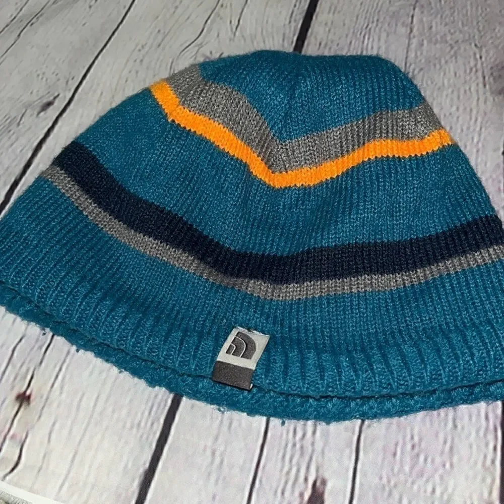 The North Face Reversible Knit Striped Beanie Hat